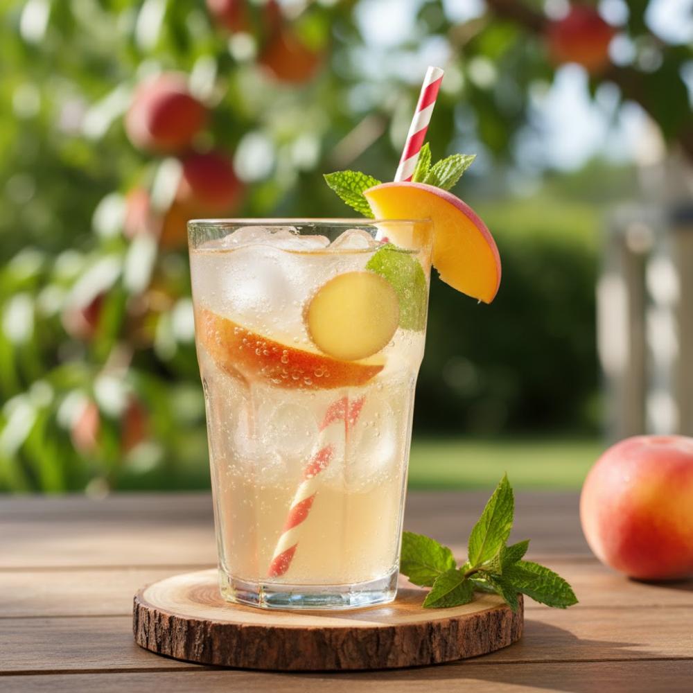 Ginger Peach Soda